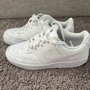Nike All-White Low-Top Sneakers